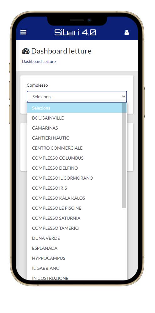 app letture acqua selezione complesso